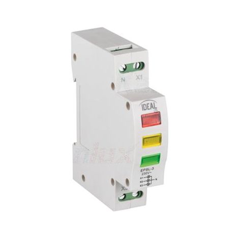 INDICATORE DI TENSIONE PER LA GUIDA DIN KLI-RGY - KANLUX