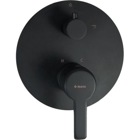 Deante Arnika Nero robinet de douche noir mat moderne (1/4)