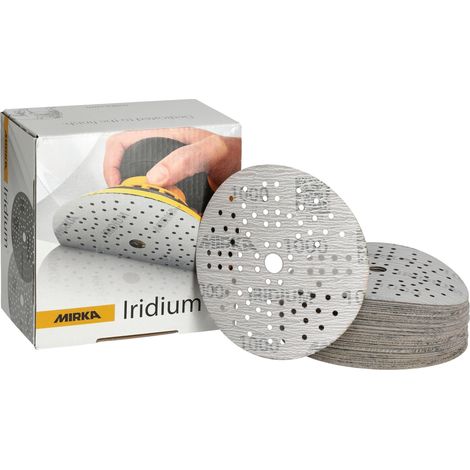 disque abrasif auto-agrippant Ø125 mm 89 trous grain 1000 (1/5)