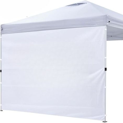 Pareti Laterali per Gazebo varie misure colori bianco e verde - COLORE: BIANCO - MISURA: LUNGHEZZA 3 MT