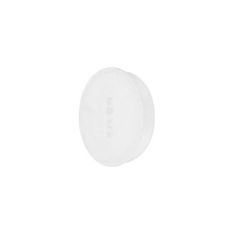 Bouchon de Trou, Embout de Tube Rond en PVC, Idéal pour Protéger les Tuyaux (Blanc, 70mm de Diamètre Extérieur) - Crezuo