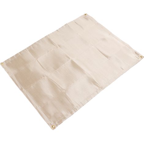 Tapis de camping ignifuge, isolation thermique anti-brûlure 500°C, natte en fibre de verre pour barbecue extérieur et camping (1/5)