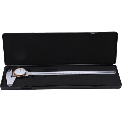 Pied à coulisse à vernier 0-300 mm avec cadran transparent, outil de mesure portatif en acier, précision 0,02 mm (1/5)