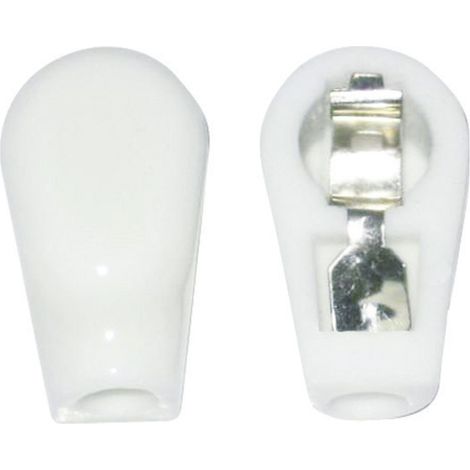 Capot d'anode 1 pc(s) 156804 Nombre de pôles: 1 Type de montage: châssis Matériau:Céramique 9 mm (1/2)