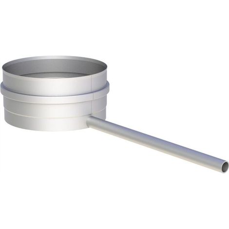 Collecteur de condensats Ø 130 x 250 mm avec tuyau d'évacuation