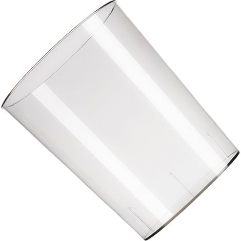 Seau à Fleurs en Acrylique Transparent Rond Grosse Capacité, Finition Soignée, Design Créatif et Simple, pour Décorer Votre Maison ou Bureau (1/5)