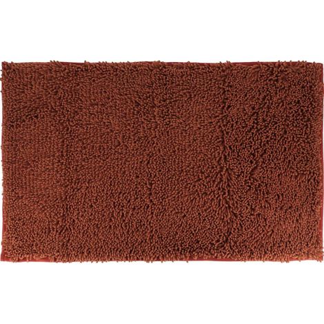 Tapis de salle de bain Cuivre en Microfibre chenille 50 x 80 cm - TENDANCE (1/2)
