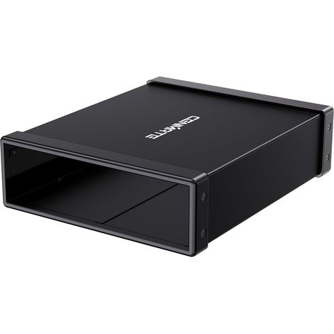 Boîtier Lecteur Optique pour Lecteur BluRay/CD/DVD SATA 5,25 Pouces,3 USB-Host,Boîtier Externe Aluminium avec Câble USB A/C 3.0,Remplaçable à Chaud(Pas de Lecteur, ne Prend Pas en Charge IDE) (1/5)