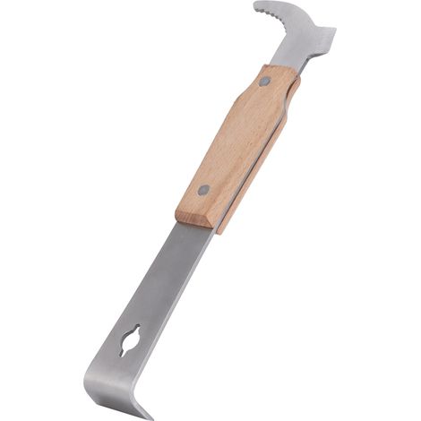 Honigmesser aus Edelstahl mit Holzgriff, Bienenstockschaber, Imkerwerkzeug zum Schneiden von Honig (1/5)