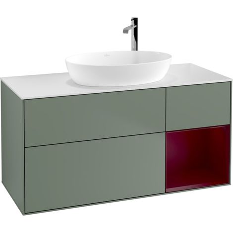 Villeroy & Boch F951HBGM Armoire sous lavabo Finion F95 (1/2)