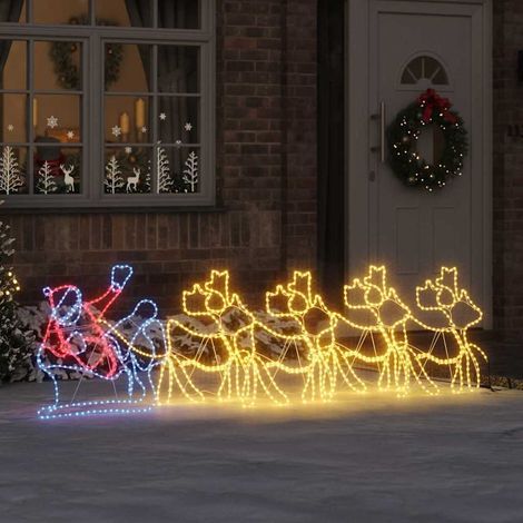 vidaXL Christmas Decoration 1224 LEDs Multicolour 69 x 79 cm PVC (1/5)