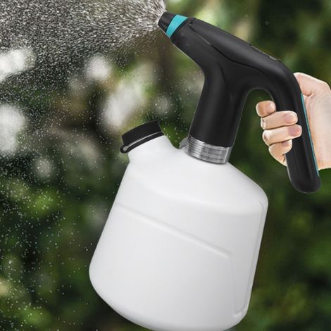 Pulvérisateur électrique, petit pulvérisateur domestique pour la désinfection, outil idéal pour l'arrosage des plantes, arrosoir grande capacité, pulvérisateur rechargeable, noir. (1/5)