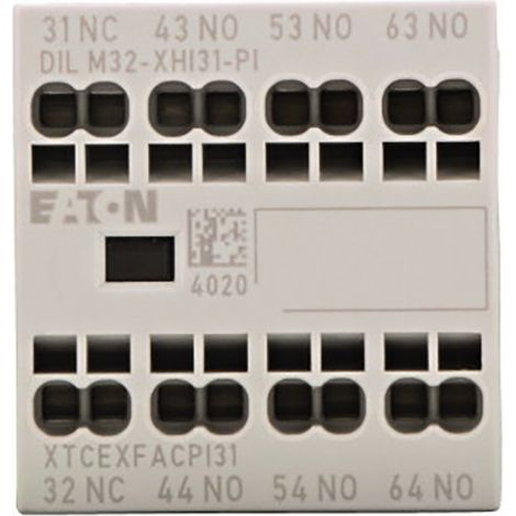 Eaton DILM32-XHI31-PI Hilfsschalterblock 3 Schließer, 1 Öffner 4 A 1 St. (1/4)