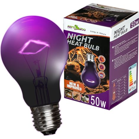 Lampadina riscaldante notturna Repti-Zoo 50W - lampadina riscaldante notturna (1/4)
