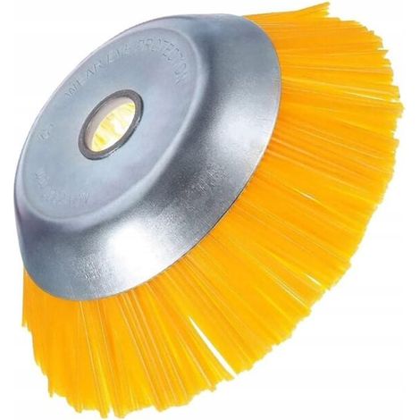 Tête de débroussailleuse universelle, brosse de pelouse en nylon, 200 x 25,4 mm (1/5)