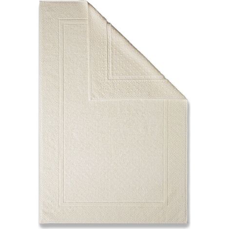 Tappeto Bagno In Spugna Antiscivolo Colore Avorio  Teddy