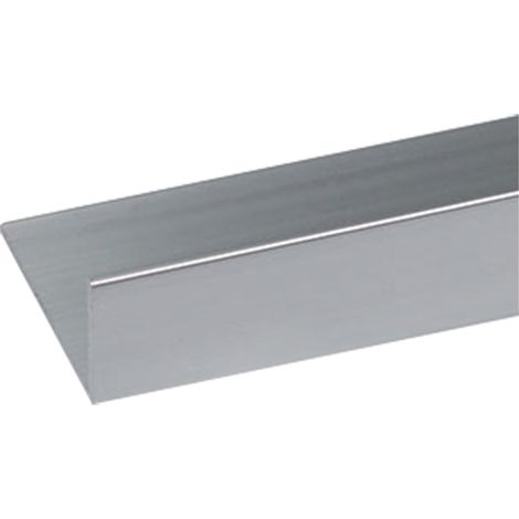 PROFILO PER FAI DA TE ANGOLARE TIPO 'L' mm 15 x 10 x 1 - mt 2 arg.brillante- 10 pezzi  - UNIKO