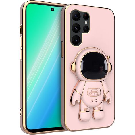 Funda de astronauta para Samsung Galaxy S23 Ultra, color rosa. (1/5)