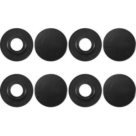 4 clips de fixation pour tapis de sol de voiture, noirs - 6680520 - FFY (1/4)