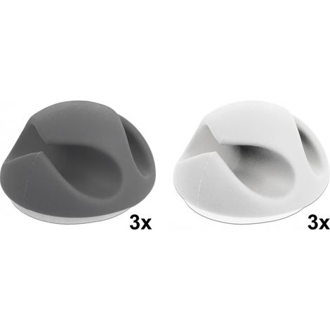 Delock Portacables con 2 pasamuros Juego de 6 piezas