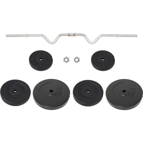 Maison Exclusive - Curlstange mit Gewichten 60 kg