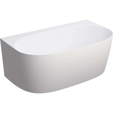 OMNIRES Valencia M+ - Bañera 148x86 cm, blanco mate VALENCIA148WPBM (1/3)