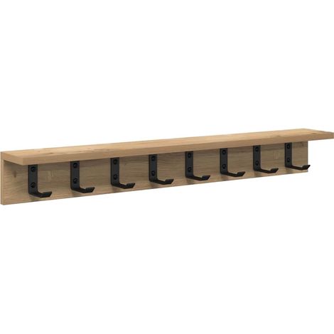 Maison Exclusive - Wandmontierter nachttisch Artisan-Eiche 80 x 1