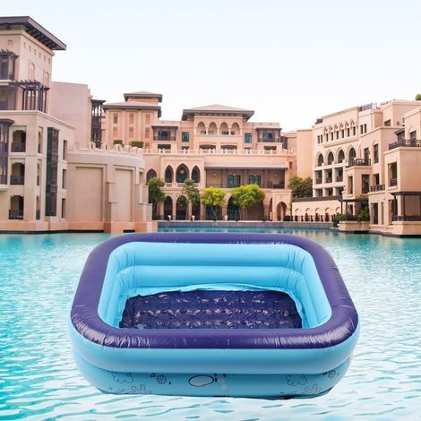Piscine Gonflable Extérieure Familiale avec Bac à Sable et Boules Océan (1/5)