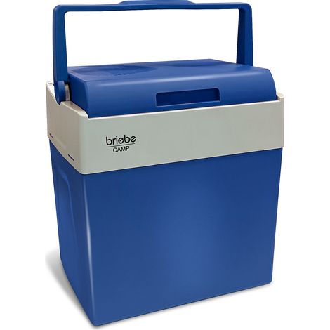 Briebe CF1153BLU Nevera Portátil Eléctrica de Viaje, Coche, Camping, 28 L, Conexión 12V y 220V, Enfría y Calienta 55W Azul (1/5)