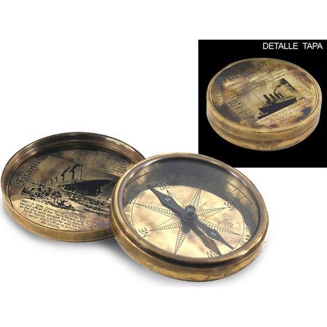 Signes Grimalt Décoration nautique Gold Nautical Titanic Comps 9x9x2cm 83577