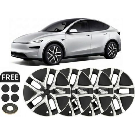 Copricerchi da 19 pollici (neri) per Tesla Model Y Juniper 2025–2026 (1/5)