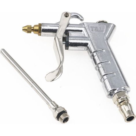 Hochdruck-Ausblaspistole mit verstellbarer Messingdüse – Pneumatische Ausblaspistole zur Staubentfernung – Druckluftpistole für mechanische Werkstätten (1/4)