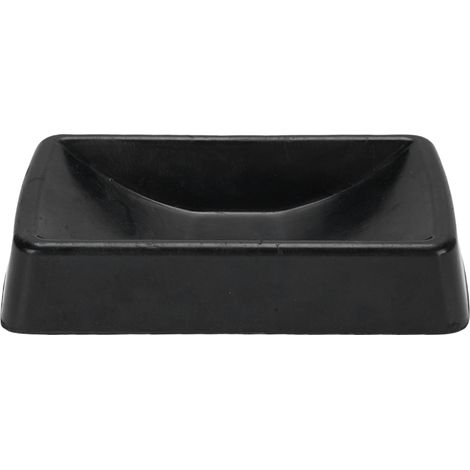 Stabilisateur de cale de roue à cric unique, station d'accueil à roulettes en caoutchouc de 9 pouces avec trou de Drainage pour remorque de camping-car (1/5)