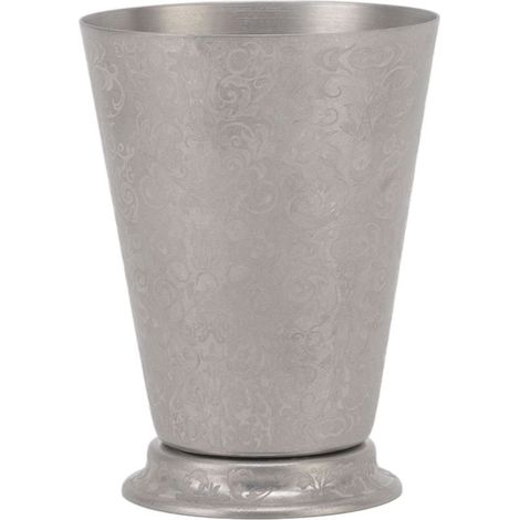 Rührglas aus Edelstahl mit floraler Gravur für Cocktails und Rotwein, Barzubehör (1/5)