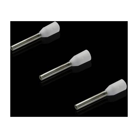 Rittal Terminales de cable 0,75 mm² blanco 500 unidades