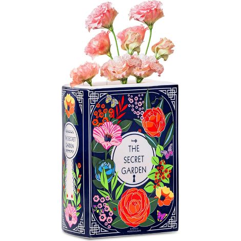 Vase Décoratif en Forme De Livre, Vase À Fleurs en Céramique en Forme De Livre, Petit Vase Décoratif en Forme De Livre, Vase De Livre pour Fleurs pour La Maison, Le Bureau, Le Jardin (1/5)