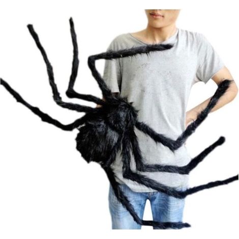 30cm 50cm 75cm 3pcs Super grosse araignée en peluche décorations de fête ou d'halloween lh1023fsdeo01gc Multicolore OBJET DECORATIF (1/2)