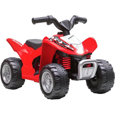 AIYAPLAY Honda Licensed Kids Quad Bike, 6V Electric Ride on ATV Toy for 1.5-3 Years Red (1/5)