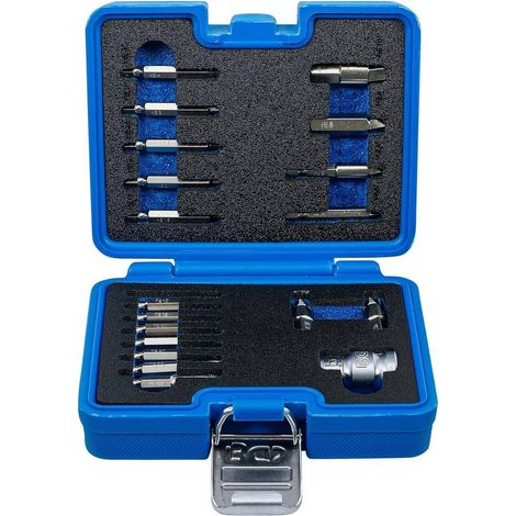 Jeu de Tournevis 19 pcs - Six Pans Femelle 1,5-10 mm, Profil Torx T10-T55 - Précision et Polyvalence - D-Work