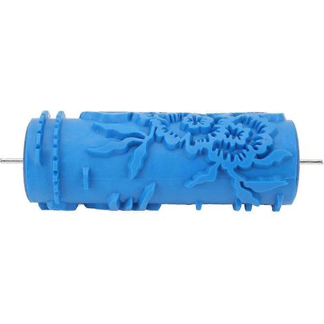 Rouleau à peinture à motifs, compatible avec la décoration murale, rouleau en caoutchouc texturé floral classique de 12,7 cm (5 pouces), outil de texturage pour les arts décoratifs 075Y Super peWHBYV (1/4)