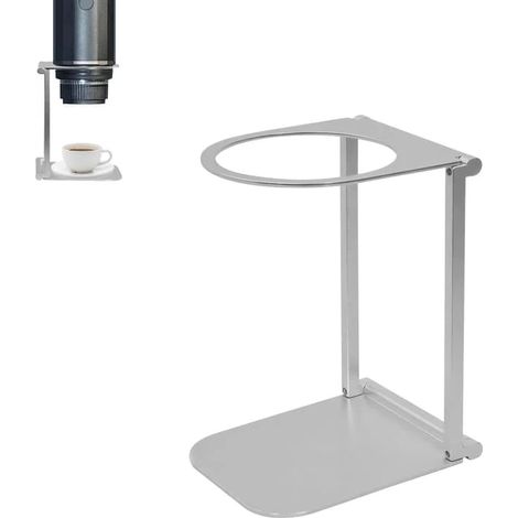 Support ou plateau portable et pliable pour la préparation du café, idéal pour les cafetières à filtre, le camping, la cuisine ou le bureau.-AquaForge (1/5)