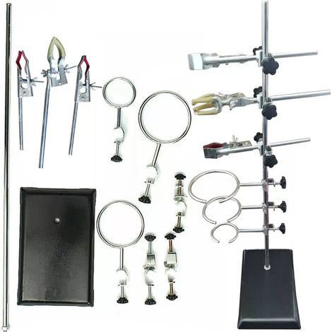 Support de laboratoire 60cm Support de chimie Pince de laboratoire Fiole Condenseur Pince de laboratoire (1/5)