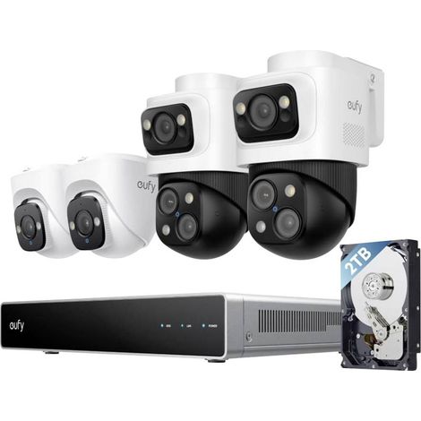 eufy eufy NVR Security System S4 E8E00325 Cablato, LAN IP-Kit registratore videosorveglianza LAN 3840 x 2160 Pixel (1/5)