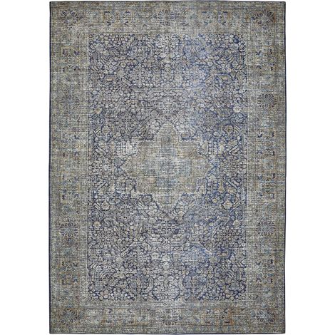 Tapis salon et chambre 120x170 jaune rectangle tissé LOMPTE