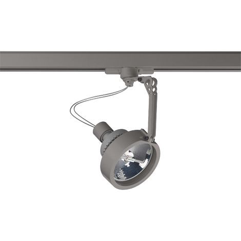 Projecteur rail tilt HAITI GU10 15W Gris (1/5)