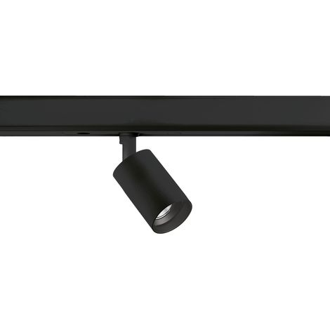 Projecteur rail 48V tilt GRETA LED COB 6.50W 650lm(424lm) CRI90 3000K 34º Noir