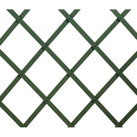 VERDELOOK Traliccio Estensibile Plastica 100x100 Verde (1/2)