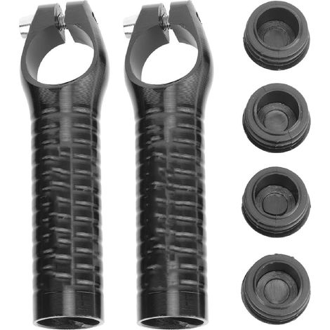 Poignées de guidon vtt en alliage d'aluminium, paire d'embouts pour vélo tout terrain (1/5)