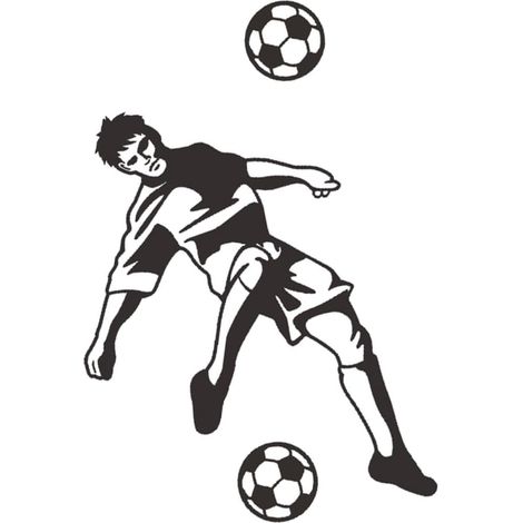 Stickers muraux sportifs en vinyle Papier peint football (1/5)