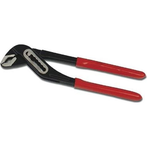 Pince multiprise — Bicolore rouge et noir, 170 mm. Corps en acier trempé adaptée aux applications de plomberie et de mécanique. (1/3)